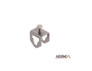 Złącze nierdzewne pręt/ bednarka/ drut 1-śrubowe