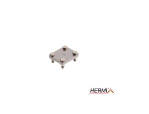 Złącze bednarka-bednarka 40mm z przekładką stal kwasoodporna