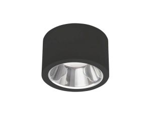 Oprawa natynkowa LED downlight 18W DRUM 1890lm przełączanie temperatury barwowej IP54 czarny 5 LAT GWARANCJI