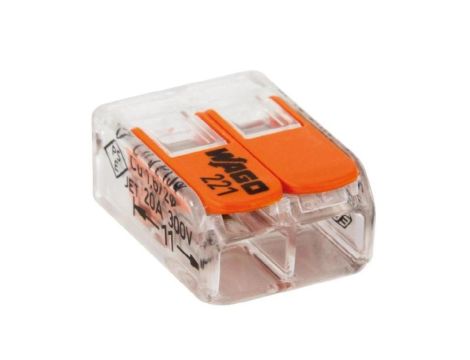 Szybkozłączka z dźwigniami 2-krotna, max. 4mm2, 76005 /5szt/