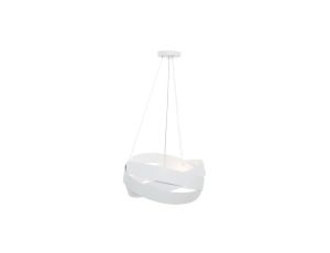 Lampa wisząca TORNADO 50 cm biała/white 1117