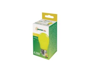 Żarówka LED E27 4,9W żółta