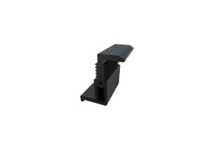 Klema końcowa regulowana czarna 30-42mm