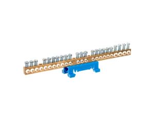 N24 kolor niebieski 24x16mm2 Listwa zaciskowa neutralna MAD0024N15
