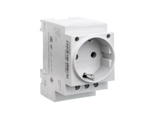 Gniazdo modułowe 2P+Z 16A 230V Schuko na szynę 5TE6800