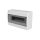 Rozdzielnica modułowa Elegant 1x12 natynkowa IP40 N+PE drzwi transparentne dymne 2423-01