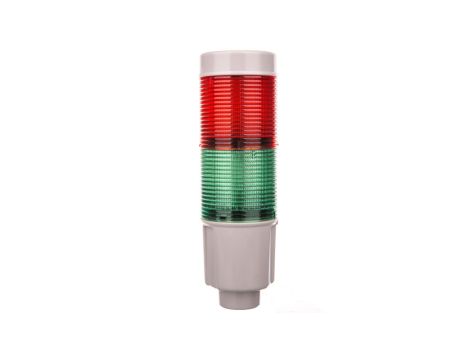 Kolumna sygnalizacyjna o średnicy 45mm, światło zielone i czerwone ciągłe LED 24VDC 8LT4K02BG