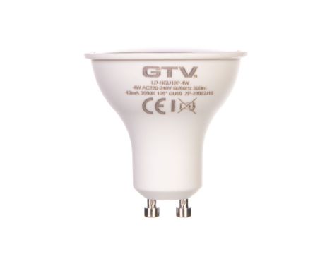 Żarówka LED GU10 4W 300lm 3000K AC180-250V 120st. LD-NGU10P-4W