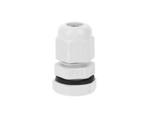 Dławnica kablowa fi 3-6,5mm M12 IP65 szara tworzywo 34.512