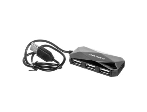 USB HUB NATEC 4-PORT LOCUST USB 2.0 BLACK NHU-0647