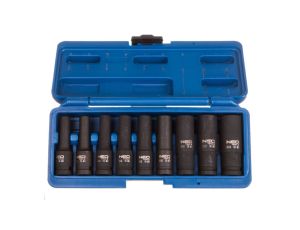 Nasadki udarowe 1/2cala E10-E24 zestaw 9 elementów CrMo 12-110