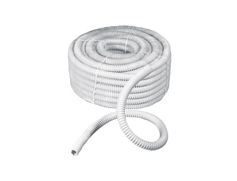 Rura spiralna wysokoelastyczna szara PVC fi32 ECGFE32 /30m/