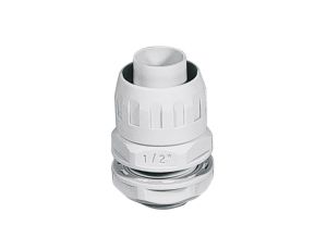 Dławnica kablowa szara do rur karbowanych PG16 ECGX16-16