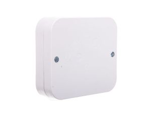 Puszka hermetyczna 5x2,5mm2 90x80x24 IP20 bez dławnic z wkładem biała T-96872