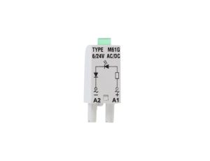 Moduł L dioda LED zielona 6-24V AC/DC M61G szary 854850