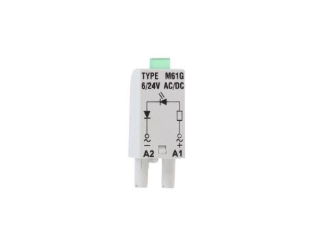 Moduł L dioda LED zielona 6-24V AC/DC M61G szary 854850