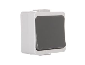 JANTAR-bis Łącznik pojedynczy n/t IP44 szary WNT-1J-b