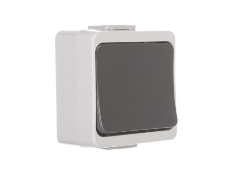 JANTAR-bis Łącznik pojedynczy n/t IP44 szary WNT-1J-b