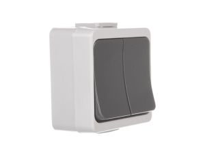 JANTAR-bis Łącznik świecznikowy n/t IP44 szary WNT-2J-b