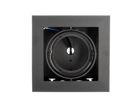 Oprawa sufitowa PIREO podtynkowa pojedyncza czarna/czarna OP-PIREO1-20