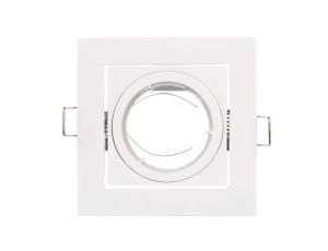 Oprawa punktowa VILA uchylna, IP20, kwadrat, biała