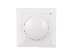 OPAL Ściemniacz obrotowy 60-400W 230V biały SO-Op