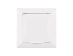 OPAL Gniazdo pojedyncze z/u 16A 250V IP44 z klapką białe GPT-16 OpH