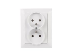 PREMIUM Gniazdo podwójne z/u białe GPt-6 Pr