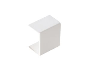 Łącznik prosty do kanałów kablowych GU 40x40 biały ECGU4040B