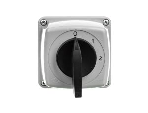 Łącznik krzywkowy 0-1-2 3P 25A zmiana liczby obrotów w obudowie IP65 ŁUK E25-33 952533