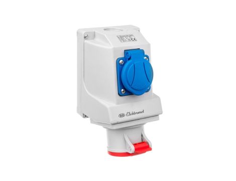 Gniazdo 16A 4P 400V IP44 GSC stałe KOMBI GSC-16A/4 921841