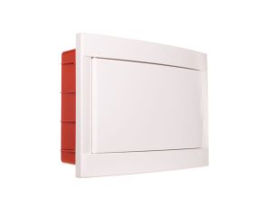 Rozdzielnica modułowa 1x12 podtynkowa IP40 drzwi białe 90911412