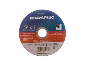 Ściernice płaskie do cięcia i szlifowania stali nierdzewnej 125x22,23mm RT-CDI-125/1