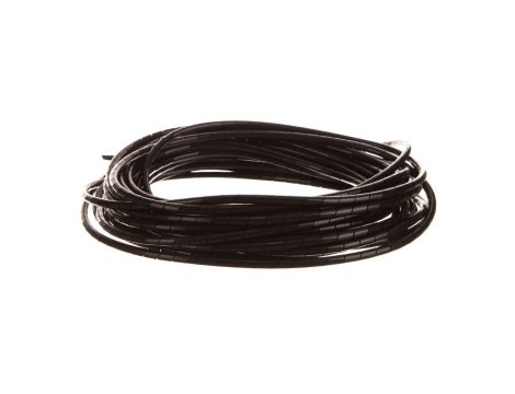 Wąż osłonowy spiralny 5/3,7mm czarny SP4BK /10m/