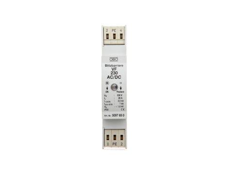 Ogranicznik przepięć dla systemów dwużyłowych 350VDC 2,5kA 1,4kV VF230-AC/DC 5097650