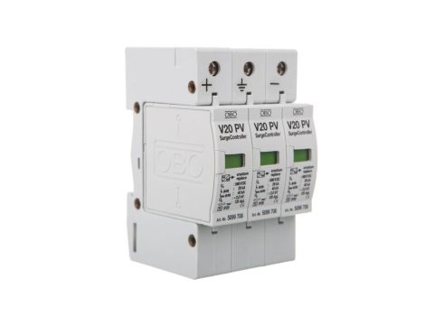 Ogranicznik przepięć PV 1000V DC Typ 2 C 3P 20kA 4kV V20-C 3-PH-1000 5094608