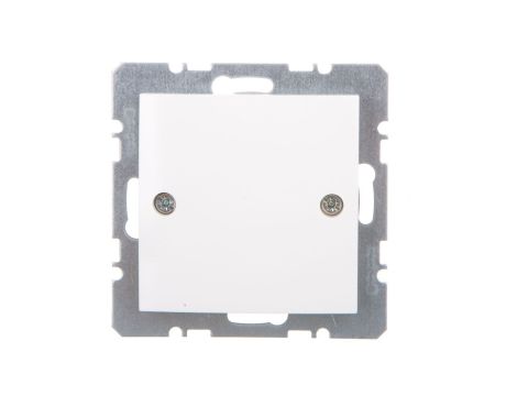 Berker S.1/B.3/B.7 Glas Zaślepka z elementem centralnym, przykręcanym śnieżnobiały, połysk 10098919