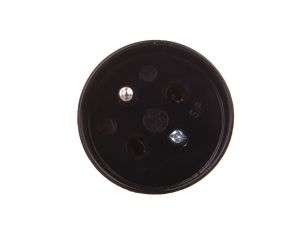 Gniazdo proste S 6 16 A 2P+Z 250V czarne 32-12102.07\P01