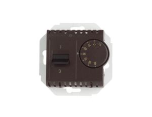 Simon 54 Regulator temperatury z czujnikiem wewnętrznym brąz mat DRT10W.02/46