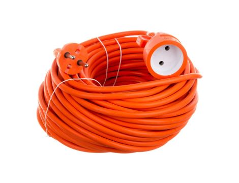 Przedłużacz ogrodowy 2x1,0mm2 uni /30m/ AE-POGRODUN-30