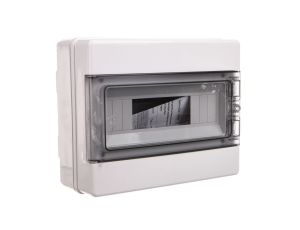 Rozdzielnica modułowa 1x12 natynkowa drzwi transp. seria 620 IP65 280x220x100 szara EC62012 /opak. 8/