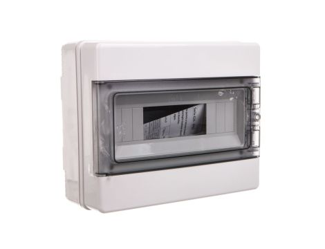 Rozdzielnica modułowa 1x12 natynkowa drzwi transp. seria 620 IP65 280x220x100 szara EC62012 /opak. 8/