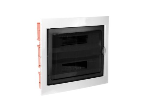 Rozdzielnica modułowa 2x18 podtynkowa drzwi transp. seria 630 IP40 430x410x80 szara EC63036