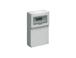 Rozdzielnia budowlana pusta 8 mod.4 gniazda bez otworów szara EC69003