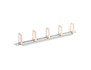 Organizer kabli 19 1U z 5 uchwytami - typ B szary LENBERG AK-1202-S