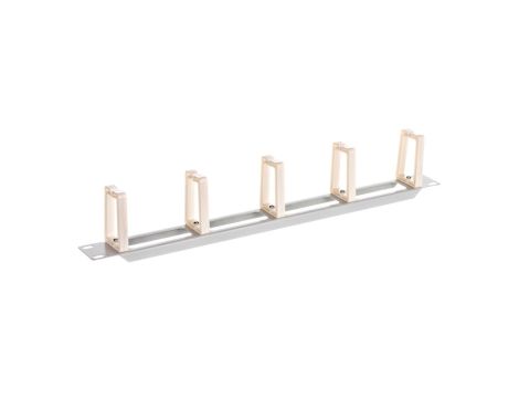 Organizer kabli 19 1U z 5 uchwytami - typ B szary LENBERG AK-1202-S