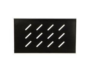 Półka do szaf 19 450/600mm czarna LANBERG (1U/500x280mm udźwig do 20kg, montaż 4 punktowy) AK-1001-B