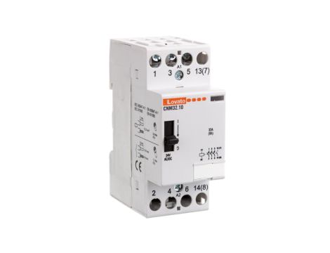 Stycznik modułowy z dźwignią do sterowania ręcznego 32A 4Z cewka 24 VAC/DC CNM3210024