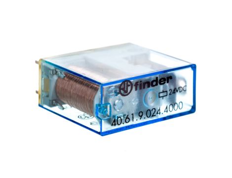 Przekaźnik miniaturowy 1P 16A 24V DC, styk AgSnO2 40.61.9.024.4000