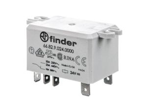 Przekaźnik przemysłowy 2Z 30A 24V DC, na panel, Faston 250 66.82.9.024.0000